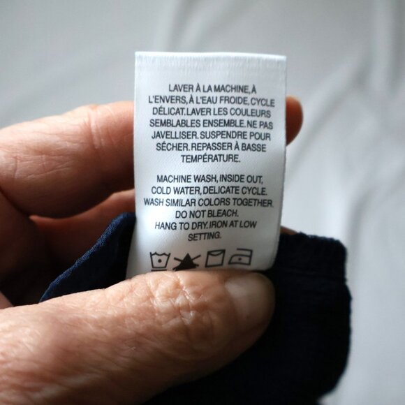 Navy Blue Blouse- Size S- Reitmans - Picture 10 of 10